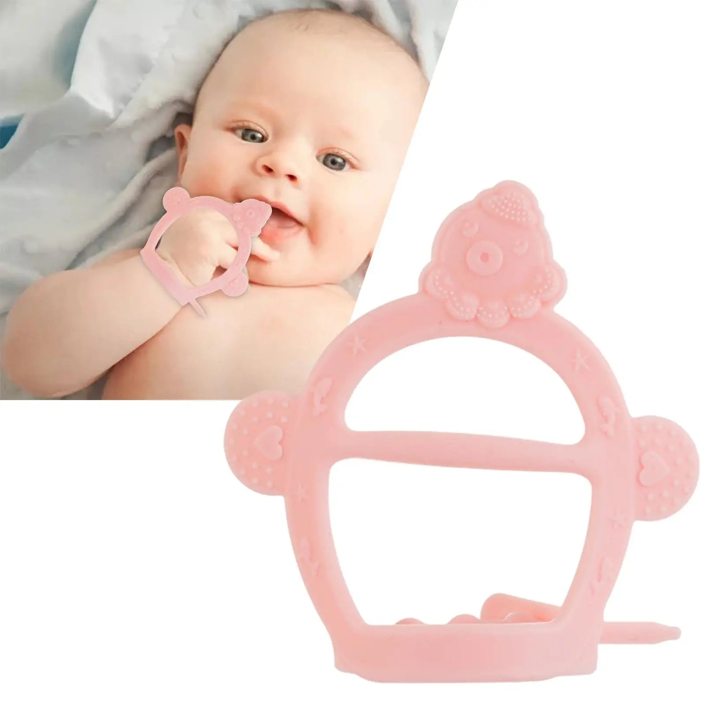 KindredCubs Baby Molar Stick Toy, Silicone for Infants Kids Toddlers