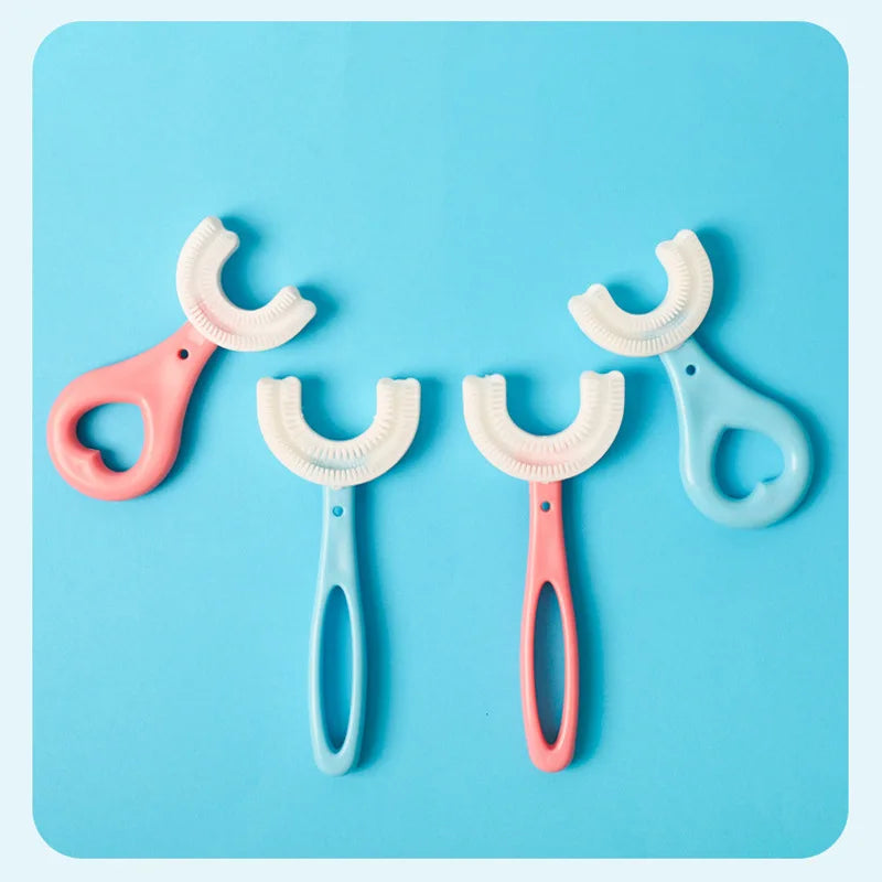 KindredCubs Baby Toothbrush Children 360 Degree U-shaped