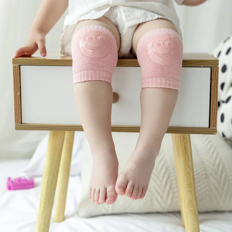 KindredCubs 1 Pair Baby Knee Pads Cotton Crawling Elbow Pads