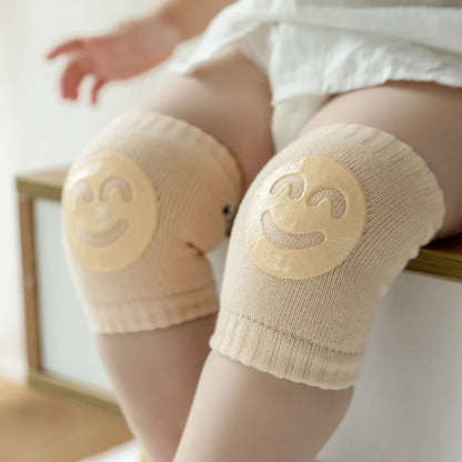 KindredCubs 1 Pair Baby Knee Pads Cotton Crawling Elbow Pads