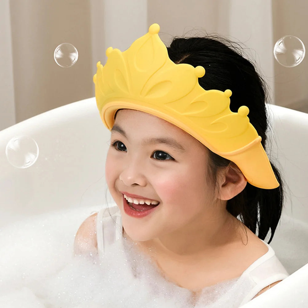 3Pcs Baby Bath Crown Water Shield
