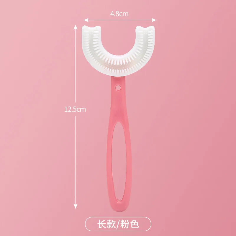 KindredCubs Baby Toothbrush Children 360 Degree U-shaped