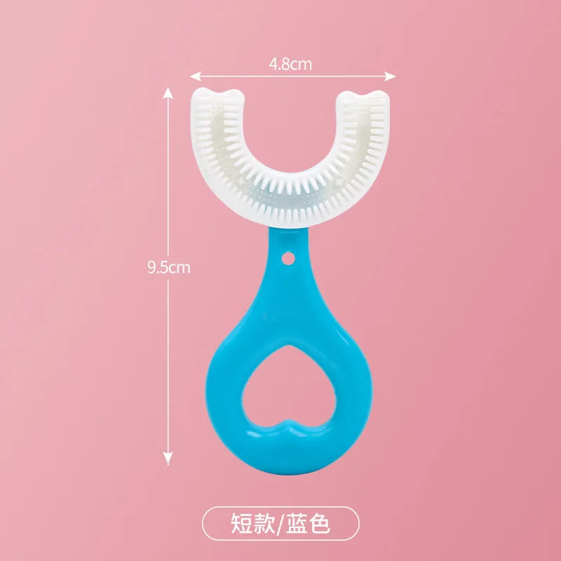 KindredCubs Baby Toothbrush Children 360 Degree U-shaped