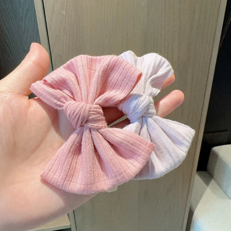 KindredCubs 3pcs Baby Girl Bows Headband Newborn Turban Hairband