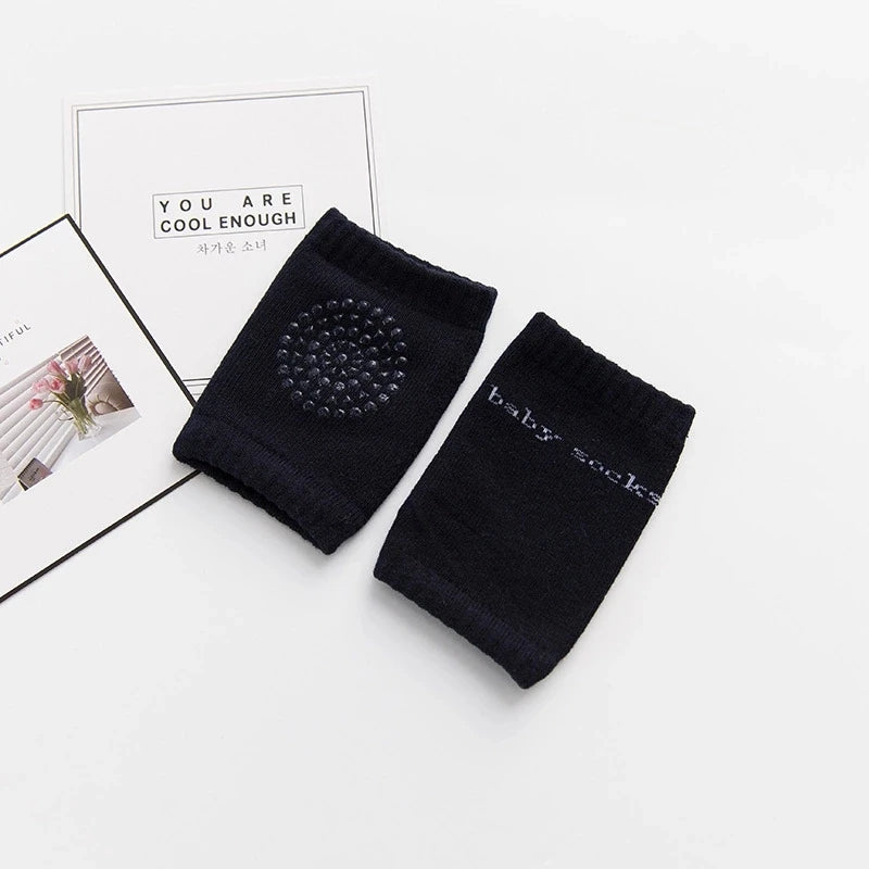 KindredCubs 1 Pair Baby Knee Pads Cotton Crawling Elbow Pads