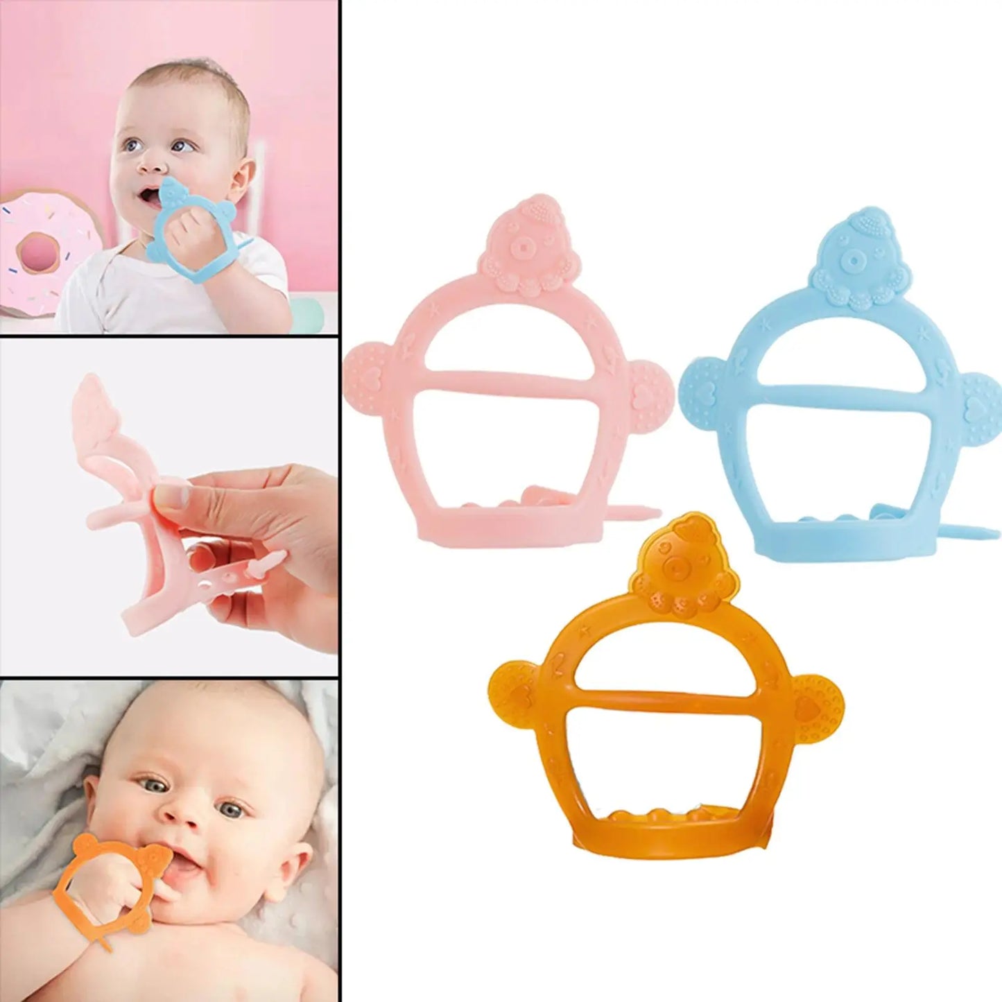 KindredCubs Baby Molar Stick Toy, Silicone  for Infants Kids Toddlers