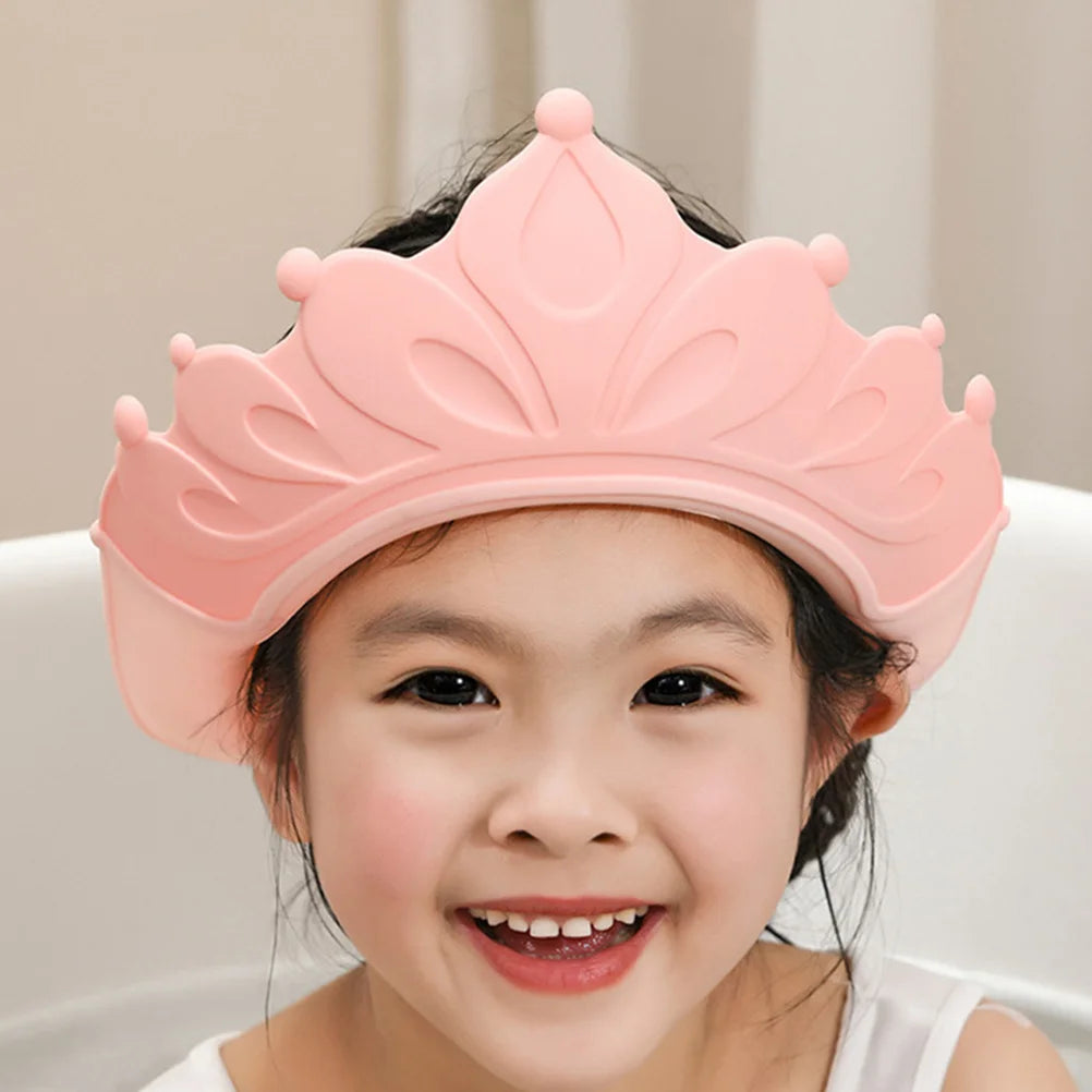 3Pcs Baby Bath Crown Water Shield