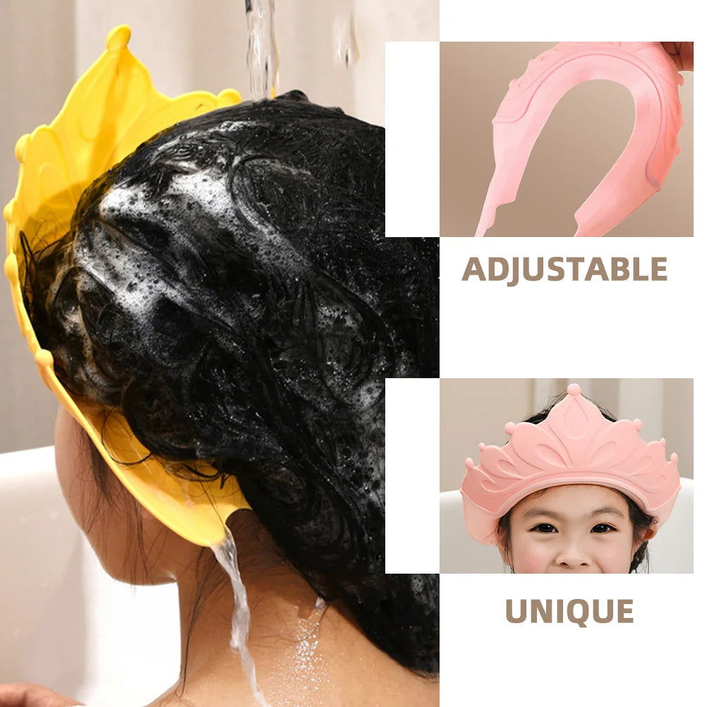 3Pcs Baby Bath Crown Water Shield