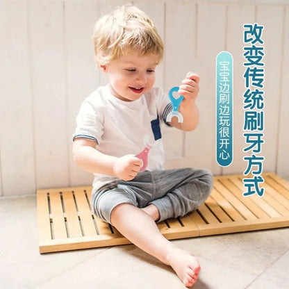 KindredCubs Baby Toothbrush Children 360 Degree U-shaped