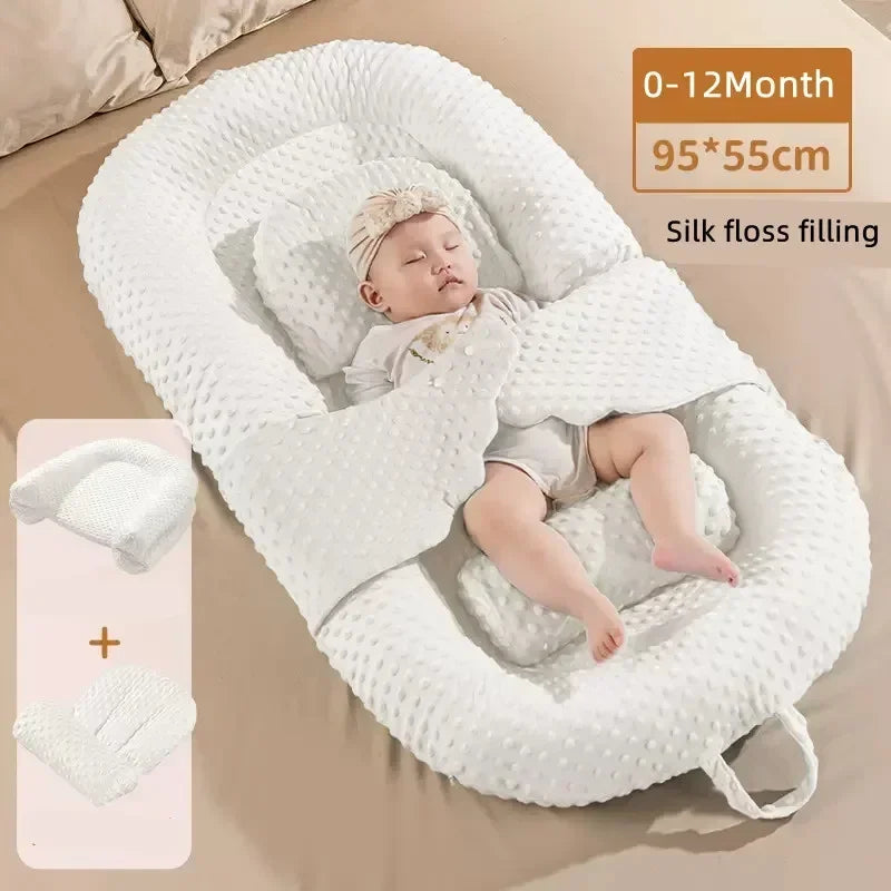 KindredCubs Baby Pillows 0-12 Month Newborn Baby Crib Portable Slope Pads