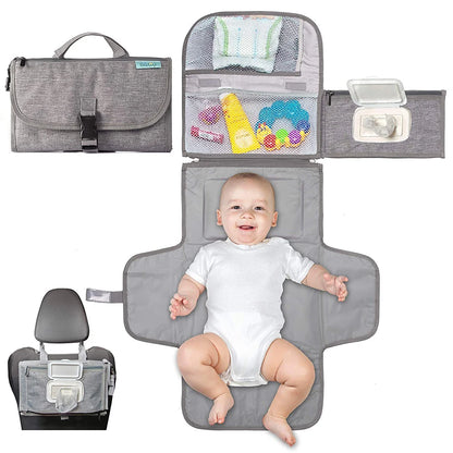 KindredCubs 3 in 1 Baby Diaper Pad Waterproof Changing Diaper BAG