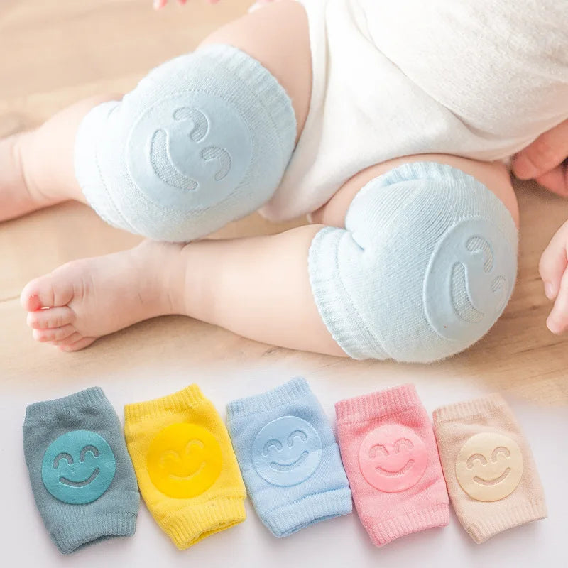 KindredCubs 1 Pair Baby Knee Pads Cotton Crawling Elbow Pads